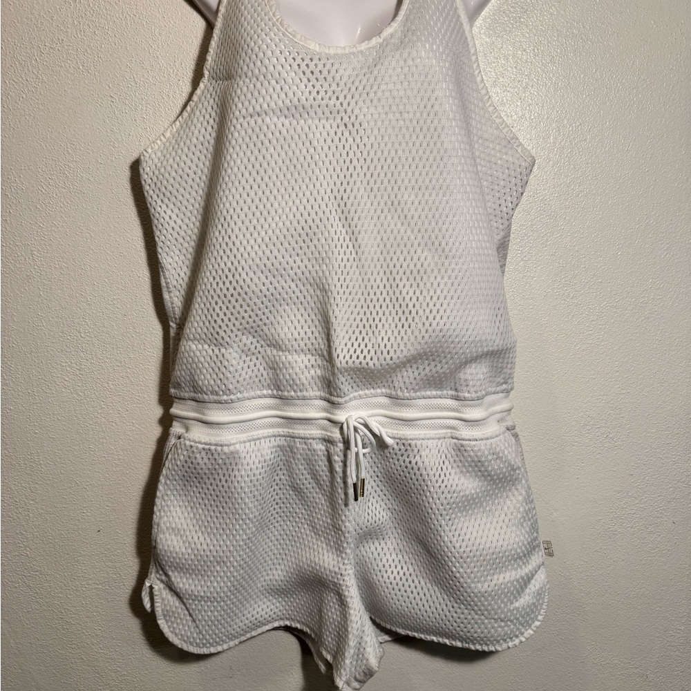 Nike women’s White Mesh one piece